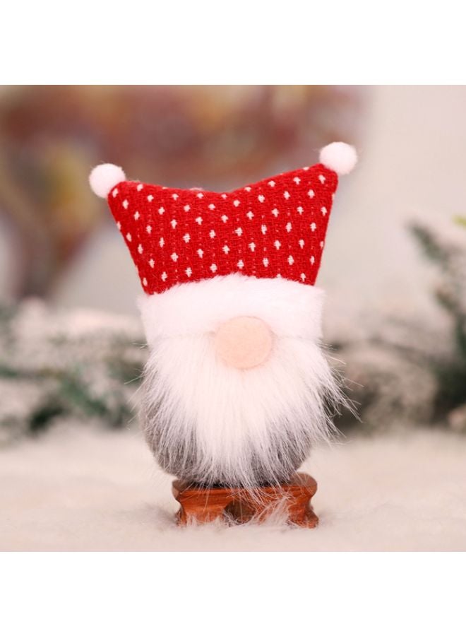 Decorative Ornament Red/White/Beige 10x13cm - Image 2
